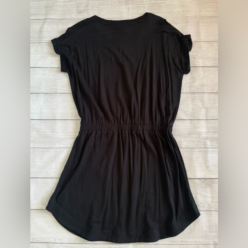 NWT Splendid Women’s Black Short Sleeve Ultra Soft Dress in Size S - Picture 3 of 9